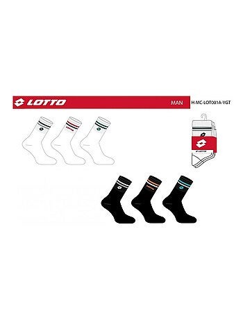Calzini Uomo LOTTO - Confezione da 6