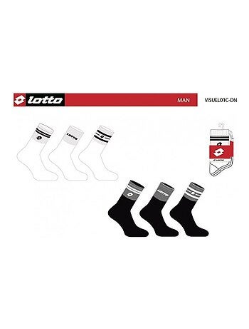 Calzini Uomo LOTTO - Confezione da 6