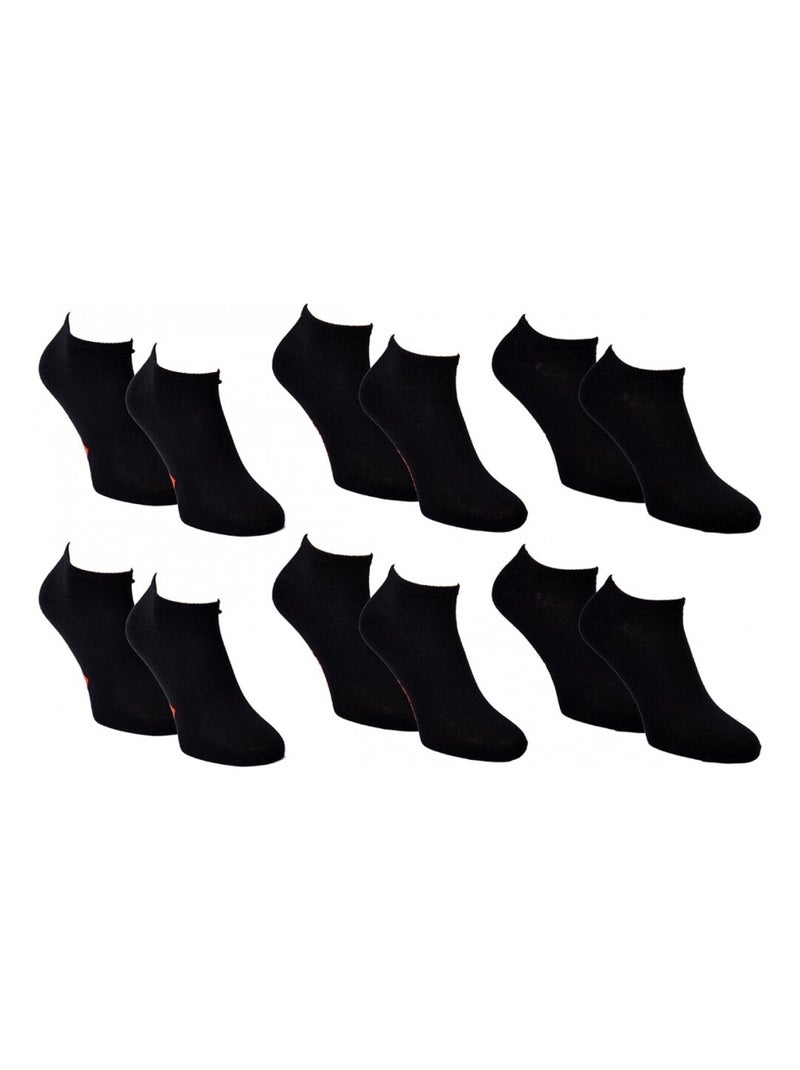 Calzini Uomo LOTTO - Confezione da 6 Nero - Kiabi