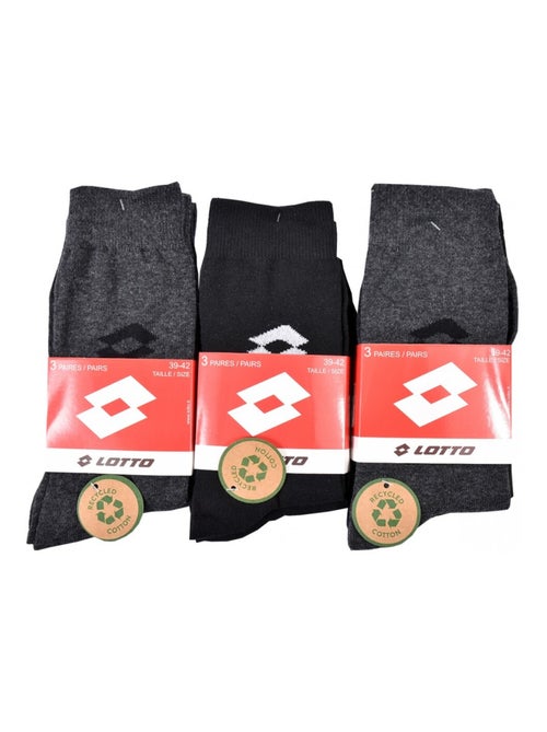Calzini Uomo LOTTO - Confezione da 9 - Kiabi