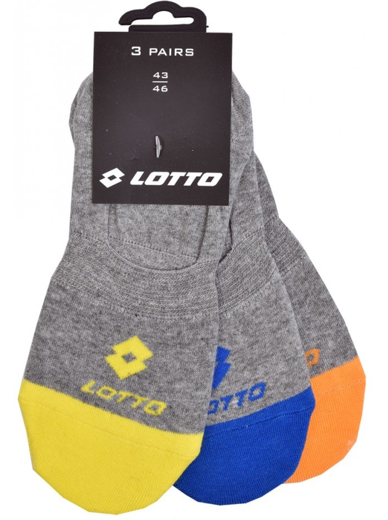 Calzini Uomo LOTTO SNEAKER - Confezione da 6 Dorato/Oro - Kiabi