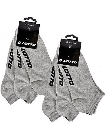 Calzini Uomo LOTTO SNEAKER - Confezione da 6