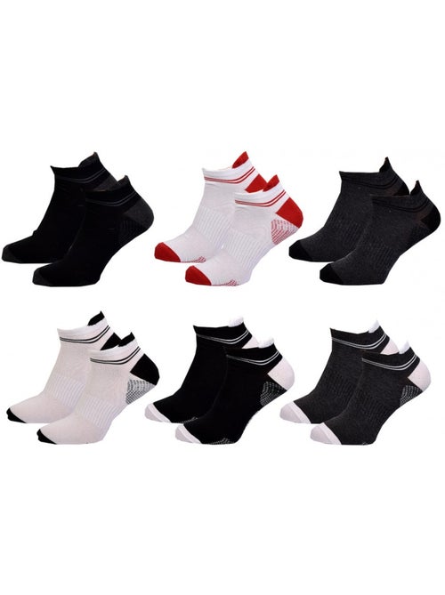 Calzini Uomo LOTTO SNEAKER - Confezione da 6 - Kiabi