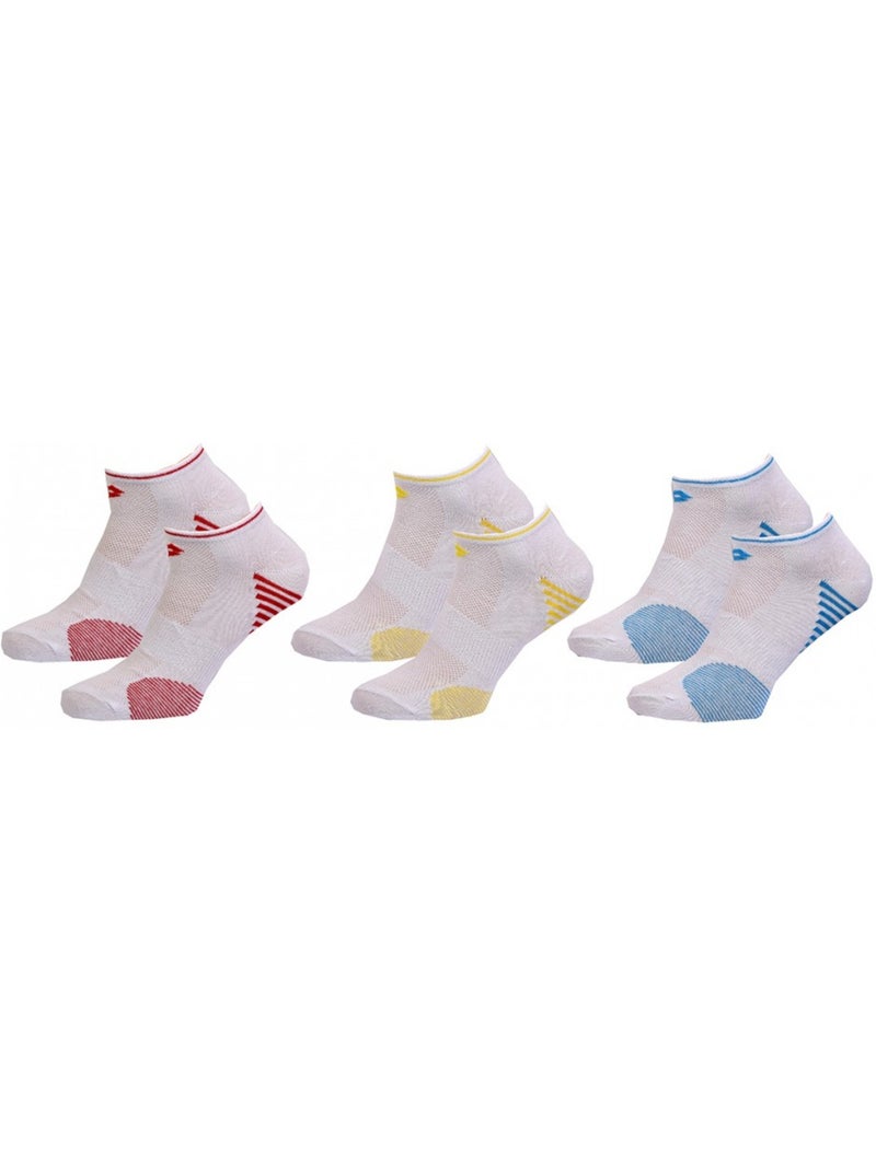 Calzini Uomo LOTTO SNEAKER - Confezione da 6 Multicolore - Kiabi