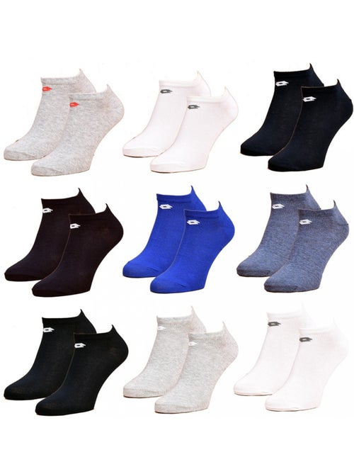 Calzini uomo LOTTO SNEAKER - Confezione da 9 - Kiabi