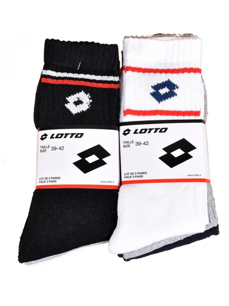 Calzini Uomo LOTTO TENNIS - Confezione da 6 Dorato/Oro - Kiabi