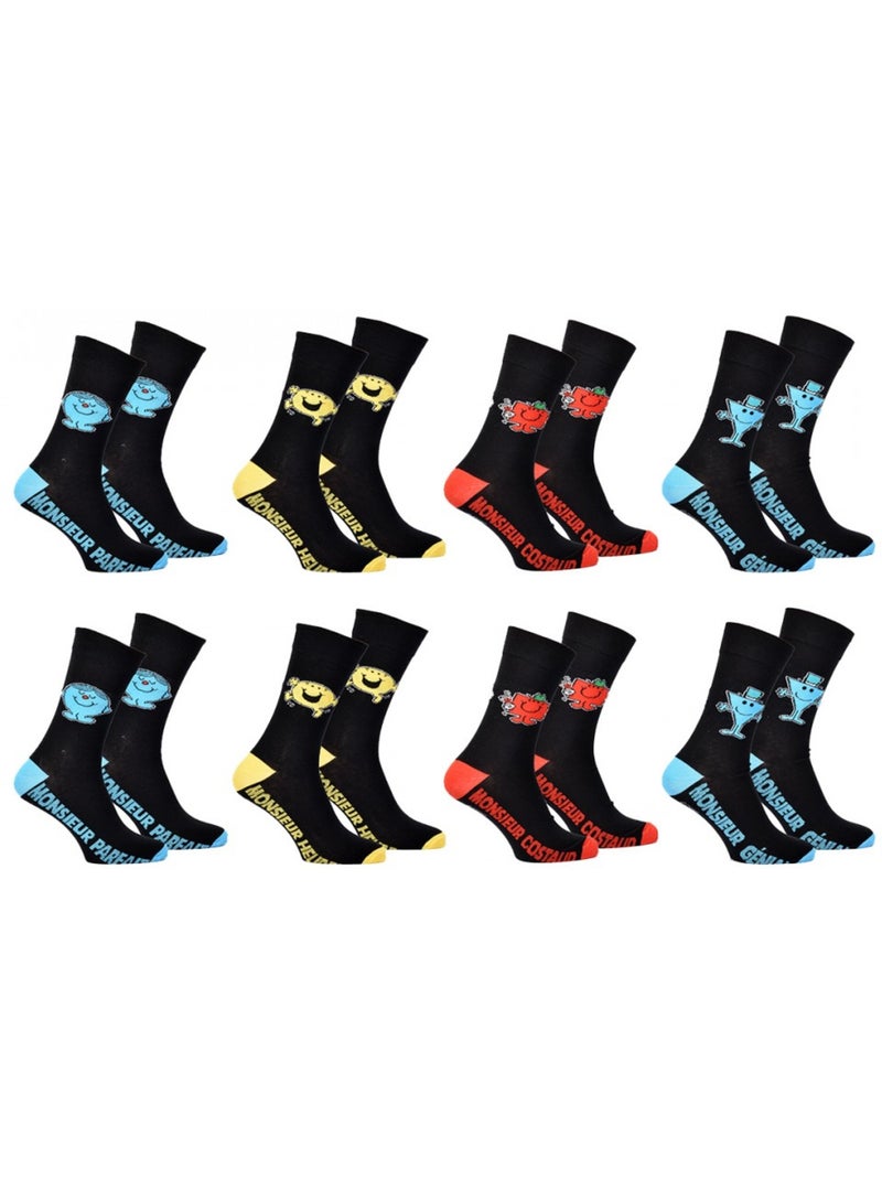 Calzini uomo MONSIEUR MADAME in cotone - Assortimento modelli secondo arrivi - Confezione da 6 Multicolore - Kiabi
