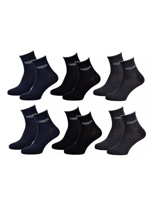 Calzini Uomo QUARTER KAPPA - Confezione da 6 - Kiabi