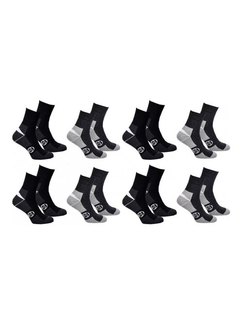 Calzini Uomo QUARTER SERGIO TACCHINI Confezione da 8 - Kiabi