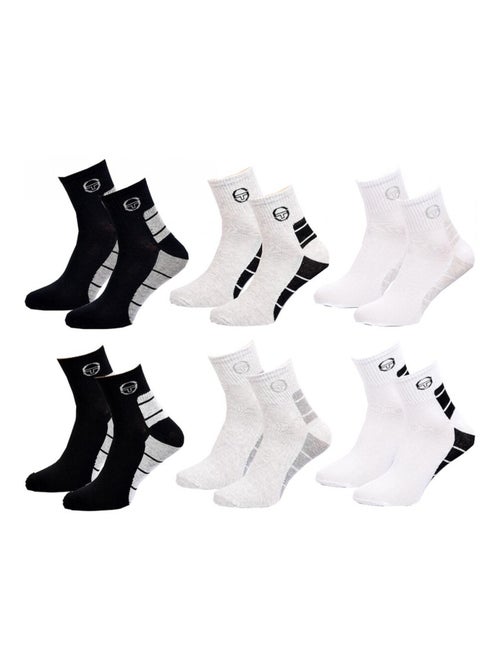 Calzini uomo Sergio Tacchini quarter - Confezione da 12 - Kiabi Calzini uomo Sergio Tacchini quarter - Confezione da 12 - Kiabi
