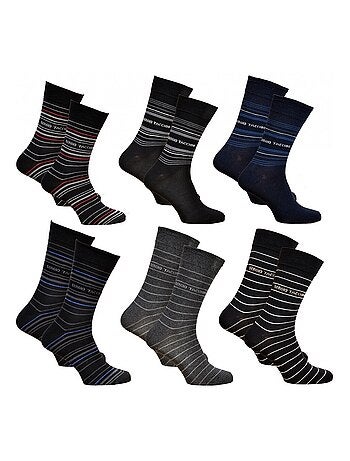 Calzini uomo Sergio Tacchini Sport Cotone - Confezione da 6