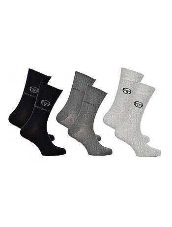 Calzini uomo Sergio Tacchini Sport, Urbano, Comfort in Cotone - Confezione da 3