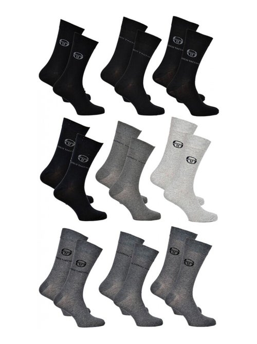 Calzini uomo Sergio Tacchini Sport, Urbano, Comfort in Cotone - Confezione da 9 - Kiabi Calzini uomo Sergio Tacchini Sport, Urbano, Comfort in Cotone - Confezione da 9 - Kiabi