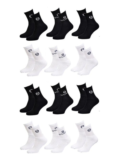 Calzini Uomo SERGIO TACCHINI Tennis - Confezione da 12 - Kiabi