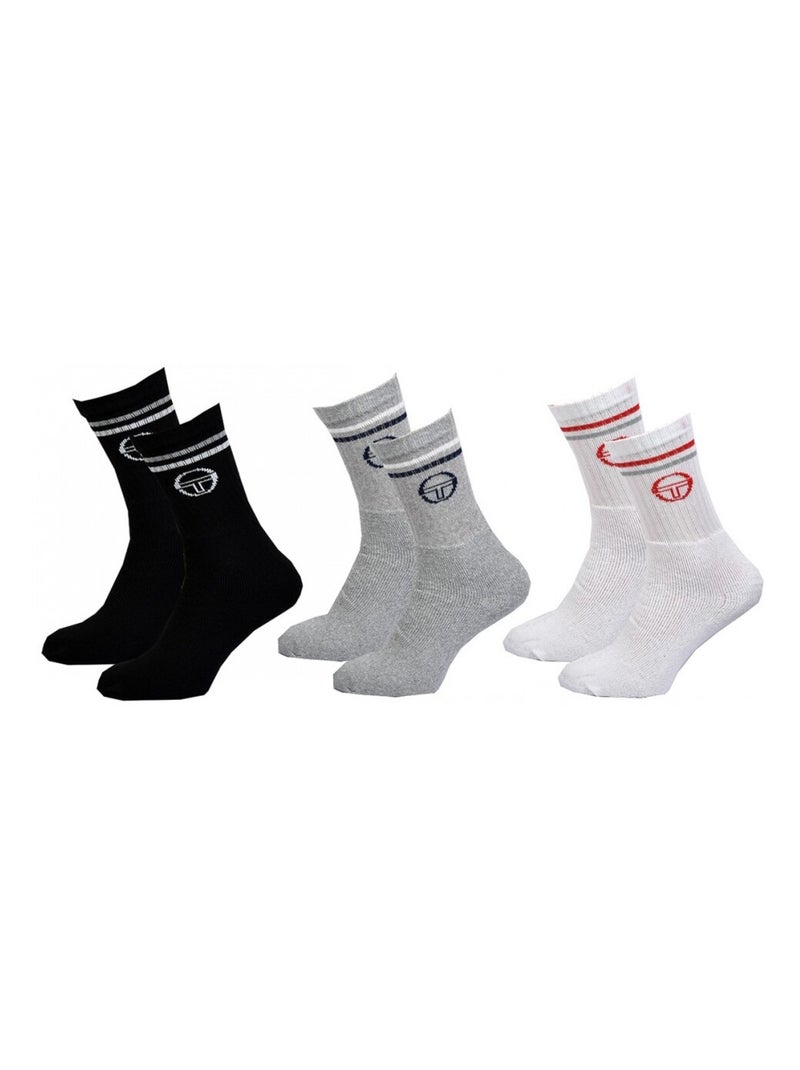 Calzini Uomo SERGIO TACCHINI Tennis - Confezione da 12 Multicolore - Kiabi