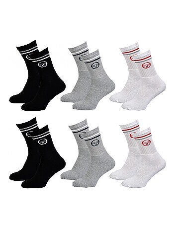 Calzini uomo Sergio Tacchini Tennis - Confezione da 6
