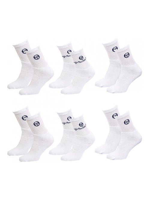 Calzini Uomo SERGIO TACCHINI Tennis - Confezione da 6 - Kiabi