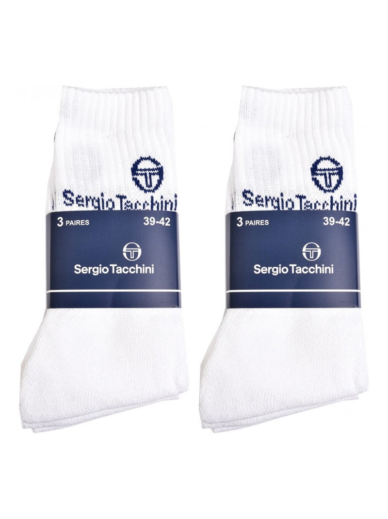 Calzini Uomo SERGIO TACCHINI Tennis - Confezione da 6 Multicolore - Kiabi