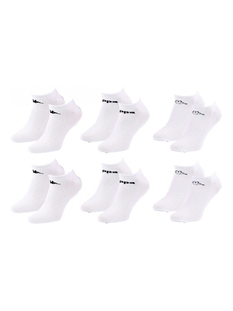 Calzini Uomo SNEAKER KAPPA - Confezione da 6 Bianco - Kiabi