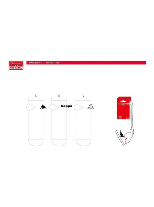 Calzini Uomo SNEAKER KAPPA - Confezione da 6 - Kiabi
