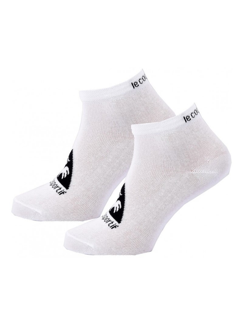 Calzini Uomo SNEAKER LE COQ SPORTIF - Confezione da 12 Bianco Nero - Kiabi