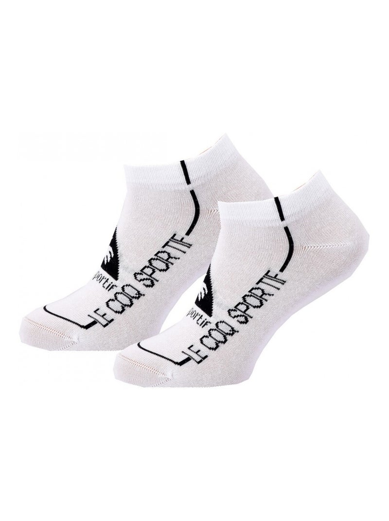 Calzini Uomo SNEAKER LE COQ SPORTIF - Confezione da 12 Nero Bianco Bianco - Kiabi
