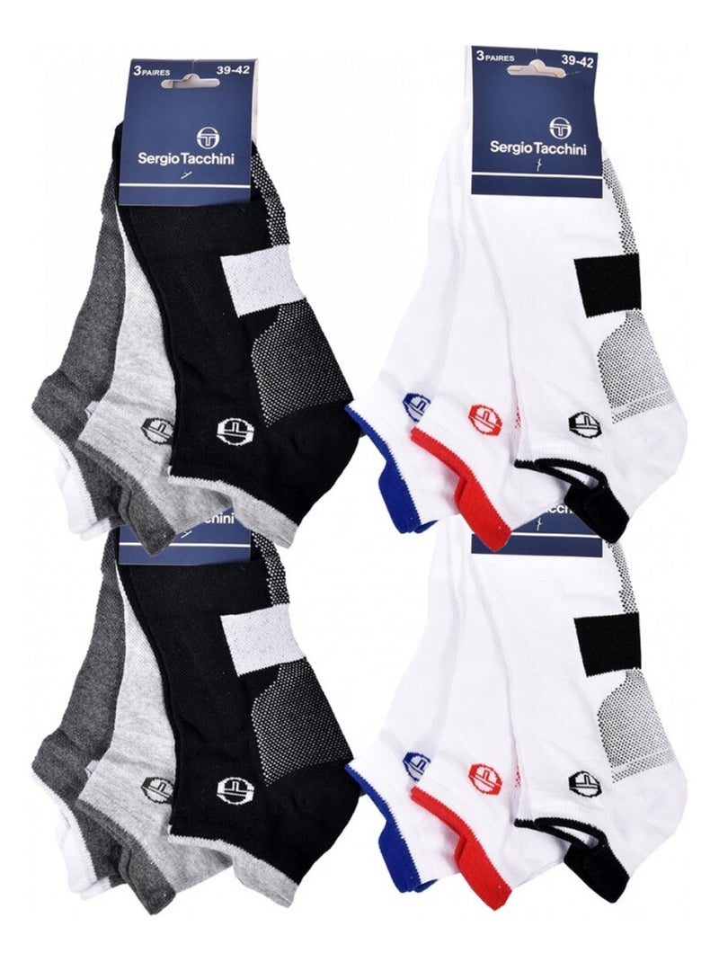 Calzini Uomo SNEAKER SERGIO TACCHINI - Confezione da 12 Multicolore - Kiabi