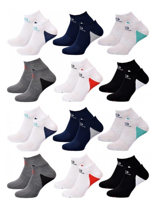 Calzini Uomo SNEAKER SERGIO TACCHINI - Confezione da 12 - Kiabi