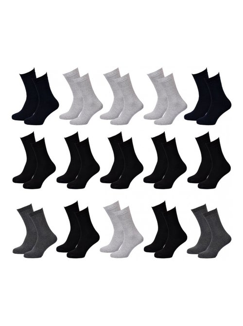 Calzini Uomo TWINDAY SPORT - Assortimento modelli foto secondo arrivi - Confezione da 15 - Kiabi