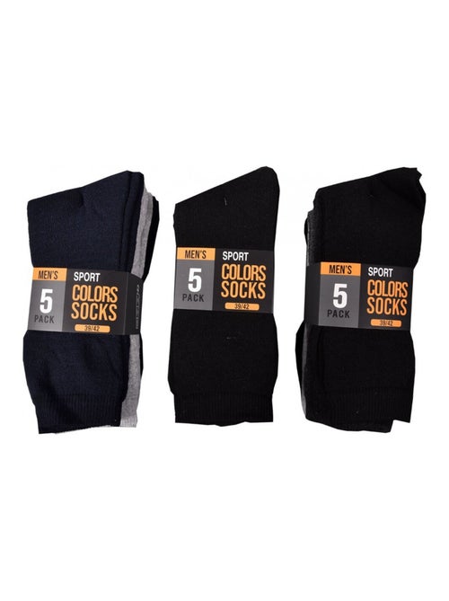 Calzini Uomo TWINDAY SPORT - Assortimento modelli foto secondo arrivi - Confezione da 15 - Kiabi