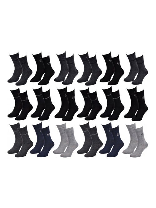 Calzini Uomo VILLE SERGIO TACCHINI - Confezione da 18 - Kiabi