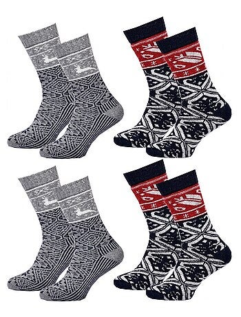 Calzini Uomo WINTER SOCKS - Confezione da 4