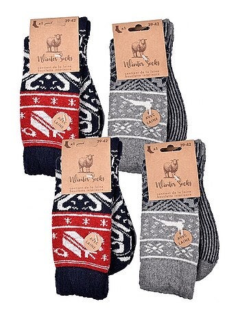 Calzini Uomo WINTER SOCKS - Confezione da 4