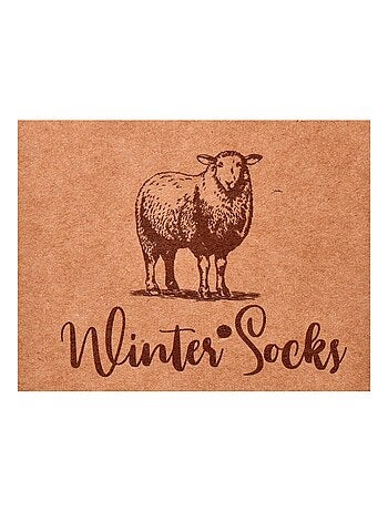 Calzini Uomo WINTER SOCKS - Confezione da 4