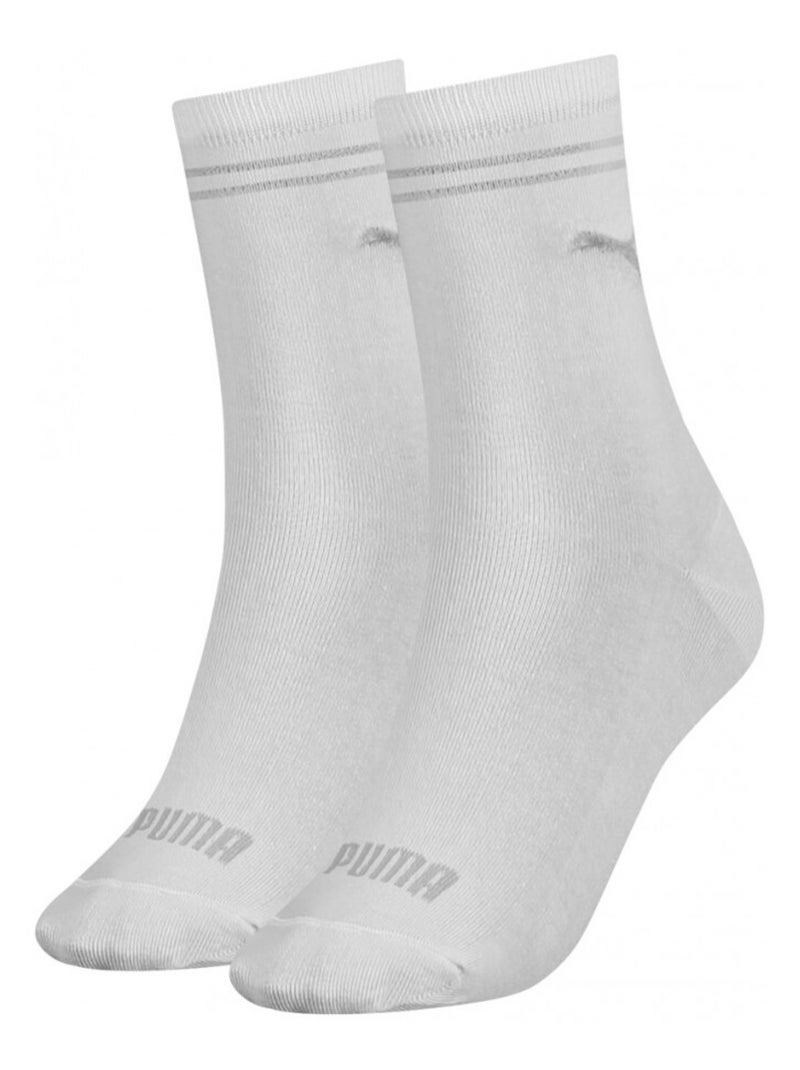 Calzini Urbani PUMA Socks CLASSIC - Confezione da 2 Bianco - Kiabi