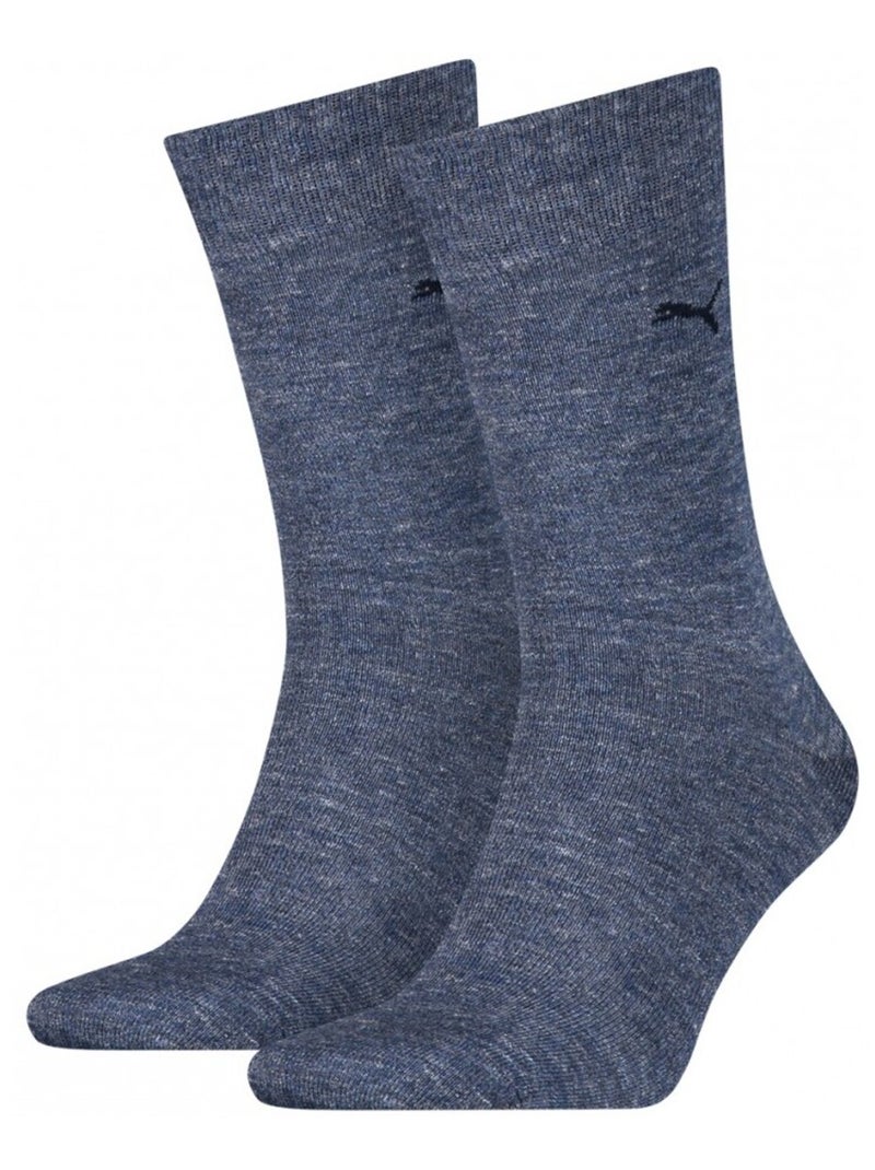 Calzini Urbani PUMA Socks CLASSIC - Confezione da 2 Blu denim - Kiabi