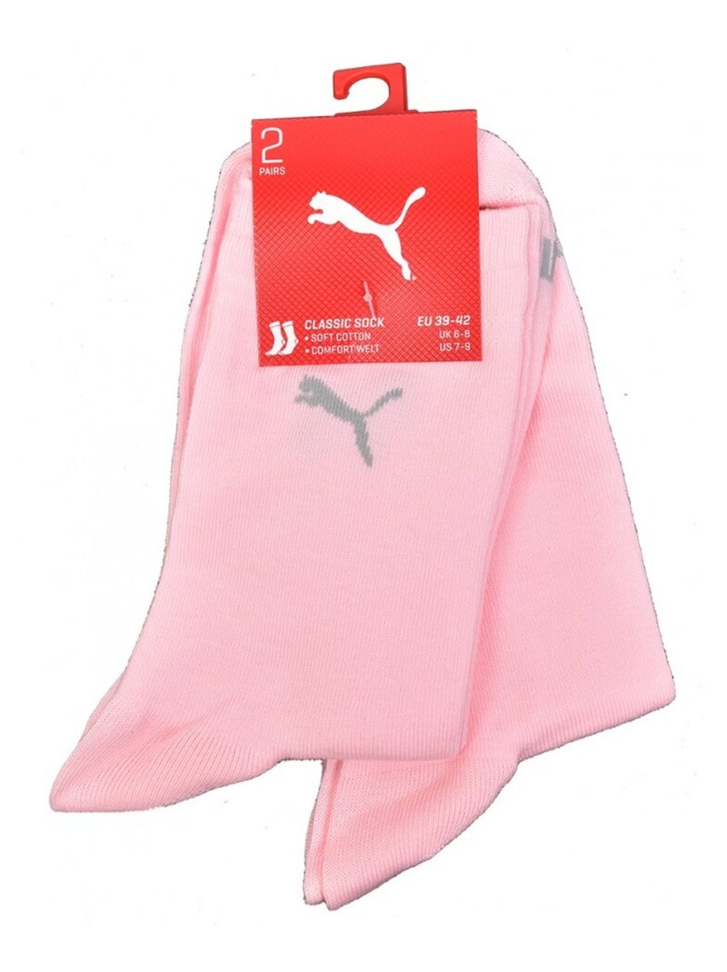 Calzini Urbani PUMA Socks CLASSIC - Confezione da 2 Rosa - Kiabi