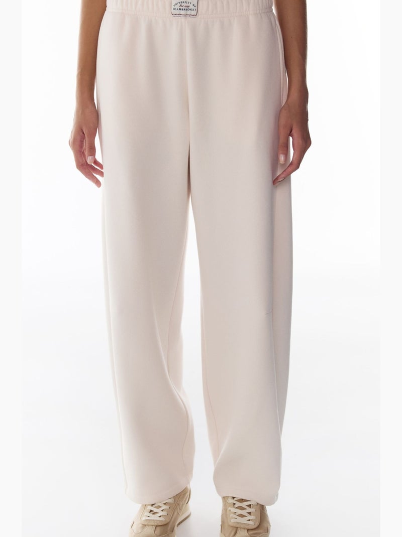 Cambridge pantaloni tuta taglio balloon penti Bianco sporco - Kiabi