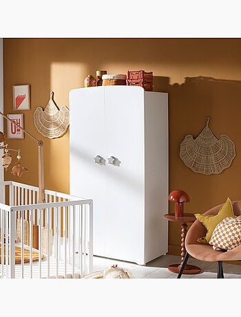 Camera completa per neonati Basic, lettino 120x60 con sponde, cassettiera fasciatoio a 3 - BABYPRICE