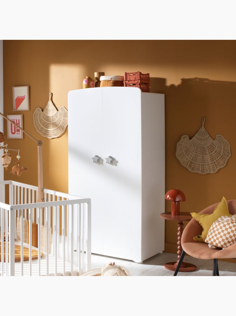 Camera completa per neonati Basic, lettino 120x60 con sponde, cassettiera fasciatoio a 3 - BABYPRICE Bianco Grigio - Kiabi