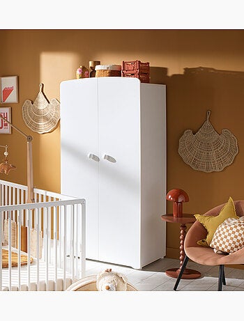Camera completa per neonati Basic, lettino 120x60 con sponde, cassettiera fasciatoio a 3 - BABYPRICE