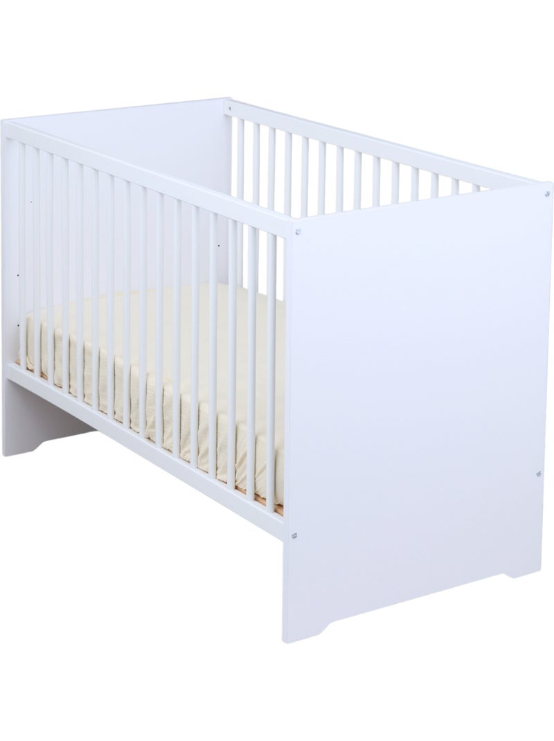 Camera per neonati duo: lettino 120x60 e cassettiera fasciatoio a 2 ante bianco - BABYPRICE Bianco - Kiabi