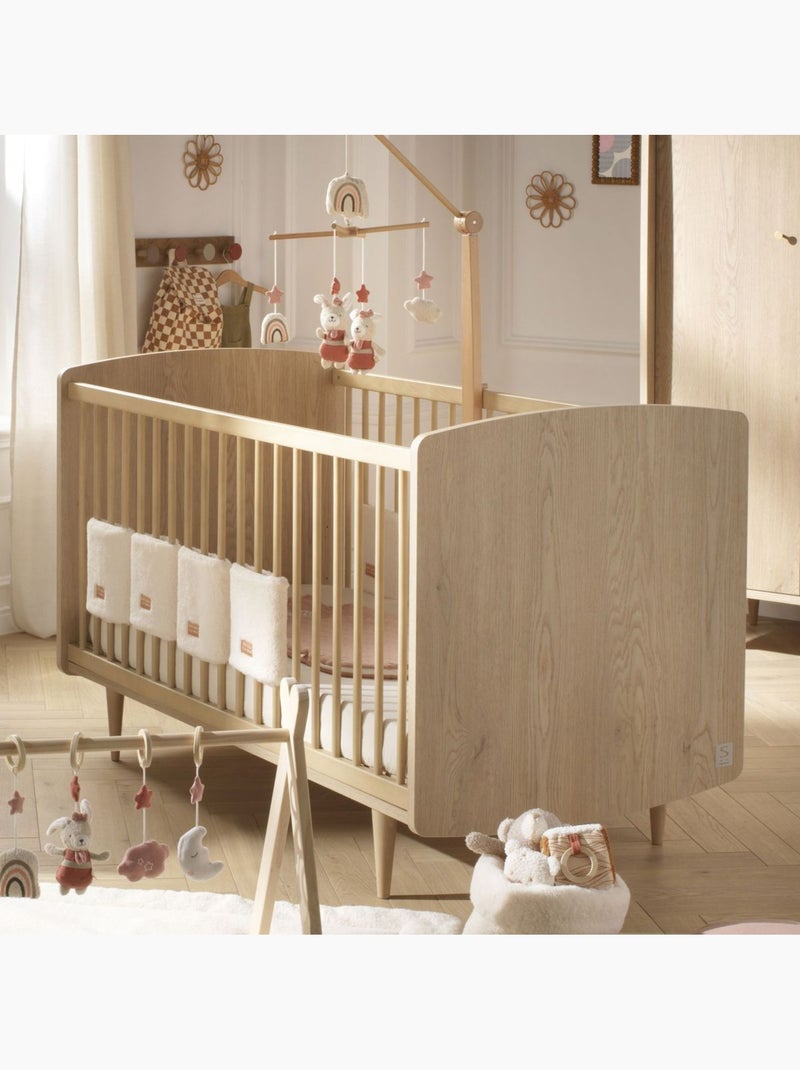 Camera per neonati "My Love" evolutiva, lettino 140x70 evolutivo e fasciatoio a 2 - SAUTHON Marrone - Kiabi