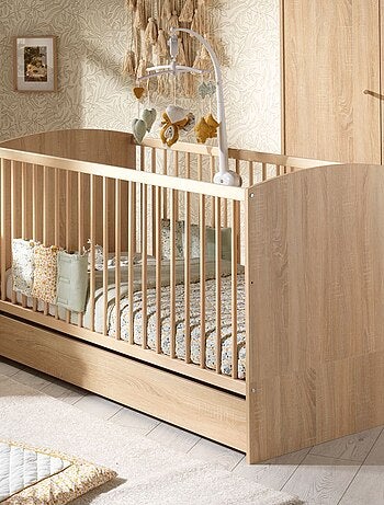 Cameretta Access, letto 140x70cm e cassettiera - Quercia - SAUTHON