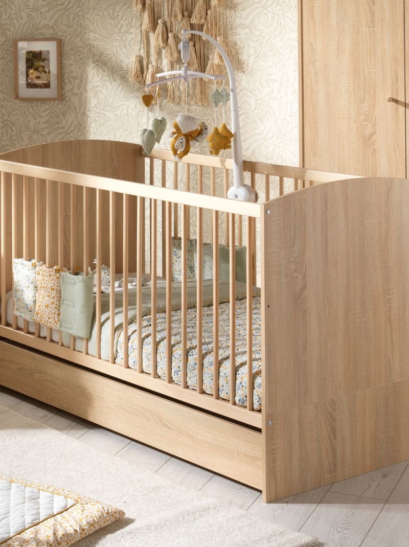 Cameretta Access, letto 140x70cm e cassettiera - Quercia - SAUTHON Marrone - Kiabi