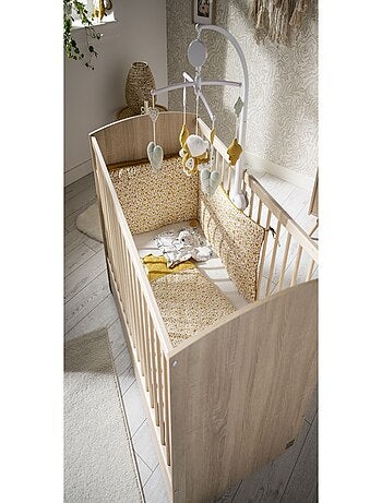 Cameretta completa Access, letto 120x60cm e cassettiera - Quercia - SAUTHON