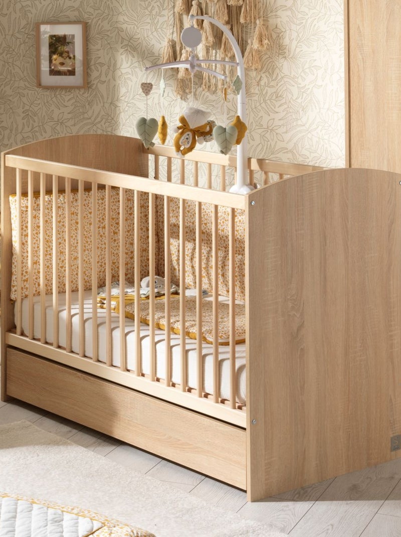 Cameretta completa Access, letto 120x60cm e cassettiera - Quercia - SAUTHON Marrone - Kiabi