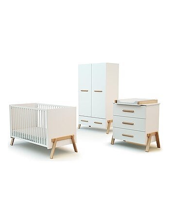 Cameretta completa bambini lettino, fasciatoio e armadio canaille