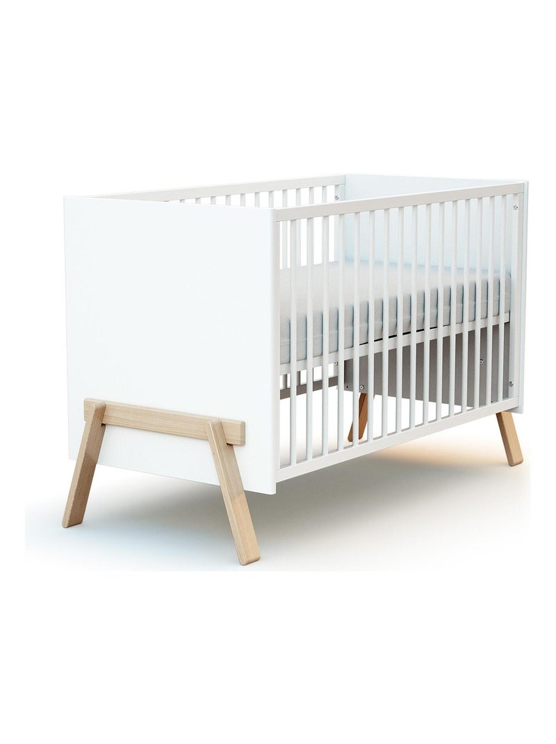 Cameretta completa bambini lettino, fasciatoio e armadio canaille Beige/Bianco - Kiabi