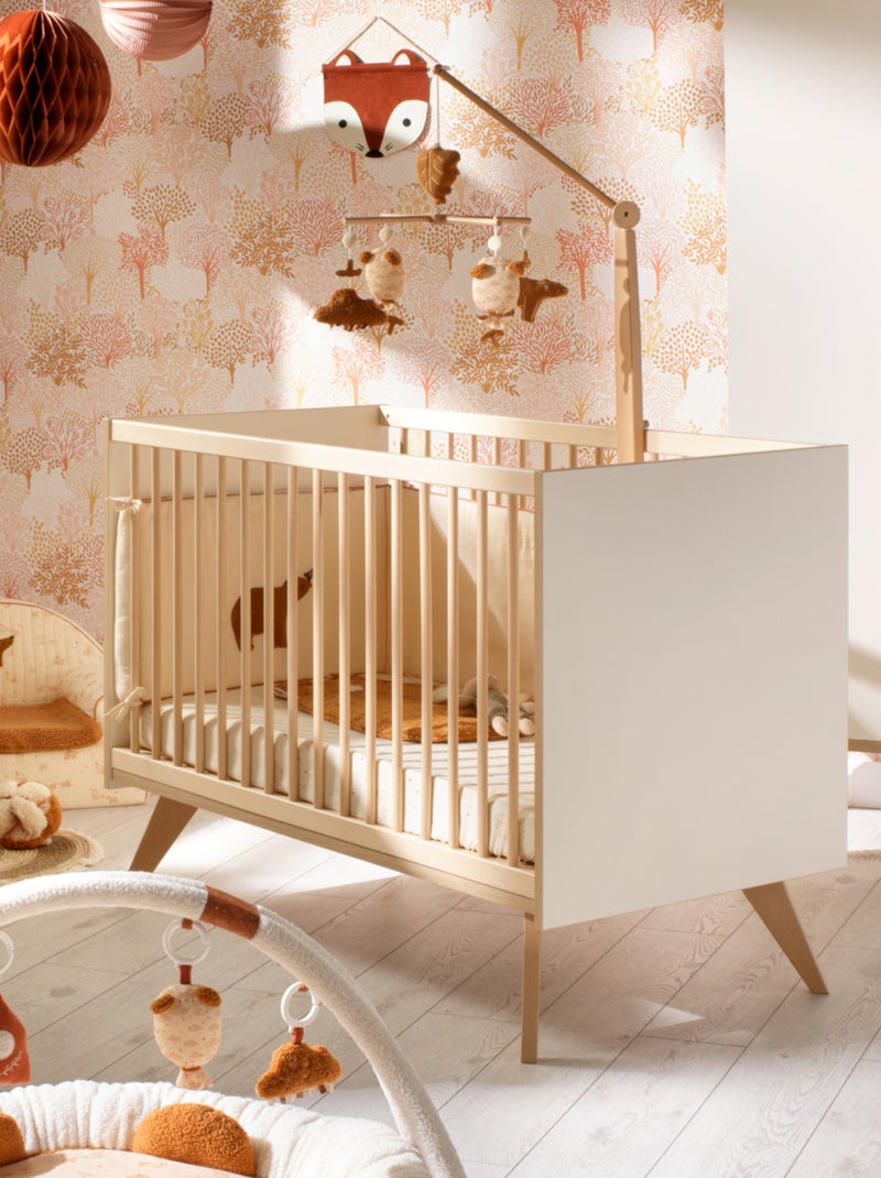 Cameretta completa Camille: lettino 120x60 e cassettiera fasciatoio in finitura - SAUTHON Ecru - Kiabi